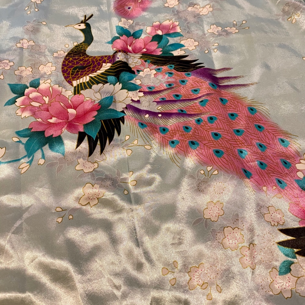 Silk robe